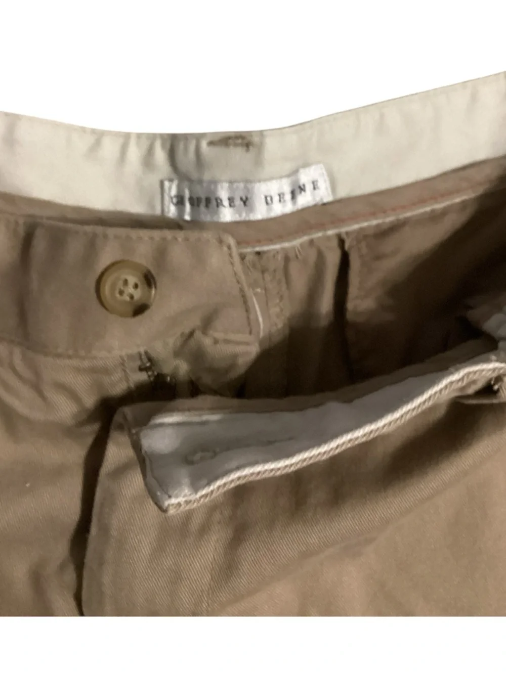 Geoffrey Beene Men's Tan shorts Size 38